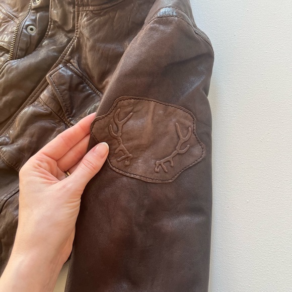 Bod & Christensen Leather Men’s Jacket - Picture 3 of 4